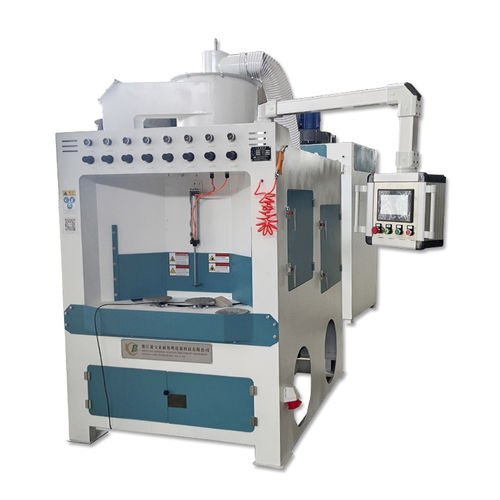 Sabbiatrice automatizzata - TB-SC1419 - Tongbao Surface Processing Equipment - ad aspirazione / a tavola girevole / per trattamento di superficie