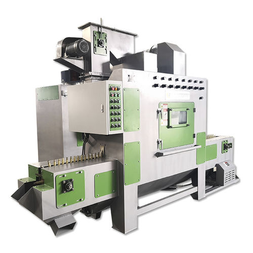 Sabbiatrice automatica - TB-SC100A - Tongbao Surface Processing Equipment - ad aspirazione / per trattamento di superficie / con nastro trasportatore