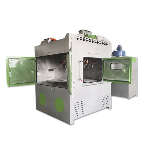 Sabbiatrice automatica - TB-SAF2000-FTA - Tongbao Surface Processing Equipment - ad aspirazione / a tavola girevole / per trattamento di superficie