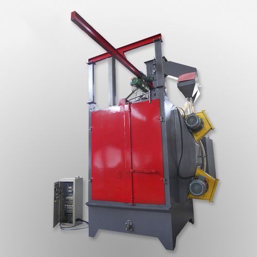 Granigliatrice a uncino - TB-Q375-A - Tongbao Surface Processing Equipment - a 2 turbine / per cilindri / per cerchioni
