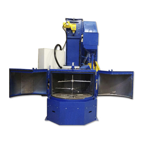 Granigliatrice a tavola girevole - TB-RT650 - Tongbao Surface Processing Equipment - a girante / per metallo / per prodotti sfusi