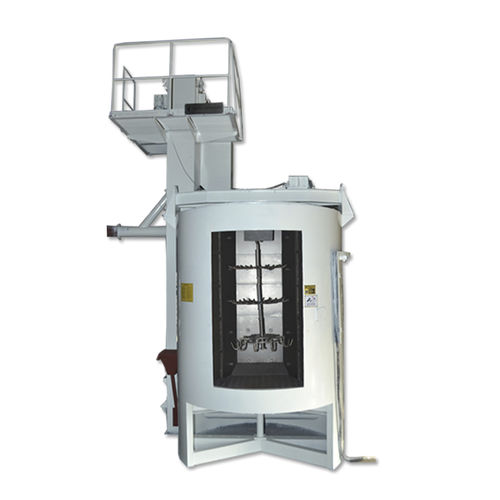 Granigliatrice a tavola girevole - TB-RH1512-2 - Tongbao Surface Processing Equipment - a uncino / a girante / per metallo