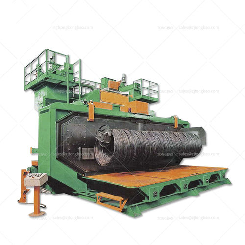 Granigliatrice per carico sospeso - Tongbao Surface Processing Equipment - a girante / per fili / per pulizia di superficie