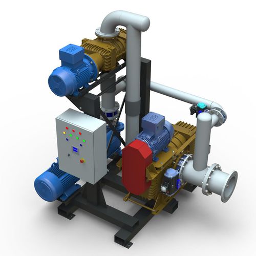 Booster a vuoto d'aria - VB series - TMM BLOWER - lubrificato / raffreddato ad acqua