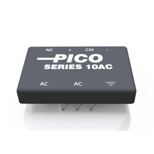 Alimentatore elettrico incapsulato - 10AC Series - Pico Electronics - AC/DC / ad uscita semplice / regolato