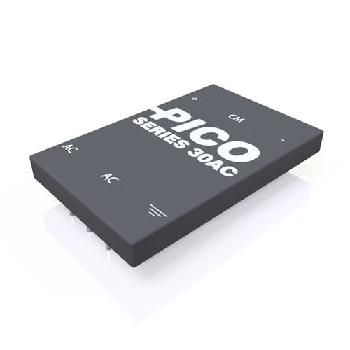 Alimentatore elettrico incapsulato - 30AC series - Pico Electronics - AC/DC / regolato / a due uscite