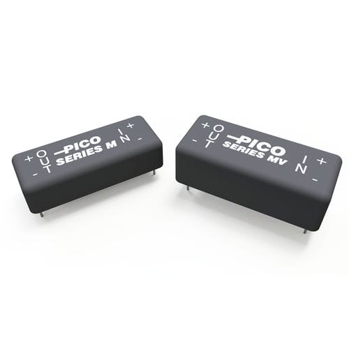 Convertitore DC/DC non regolato - M & MV Series - Pico Electronics - isolato / incapsulato / industriale