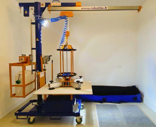 Manipolatore per piastrellatura - CARLITA ® - Robotile - meccanico / a ventosa / mobile