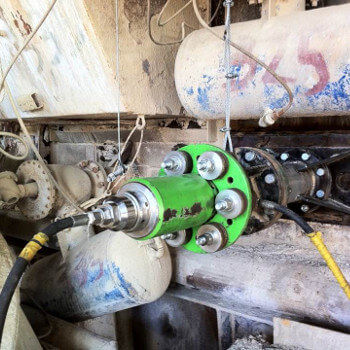 Cannone ad aria potente - Turbo-Flow™ - FLOW INDUSTRIES - per alta pressione / automatico / controllato a distanza
