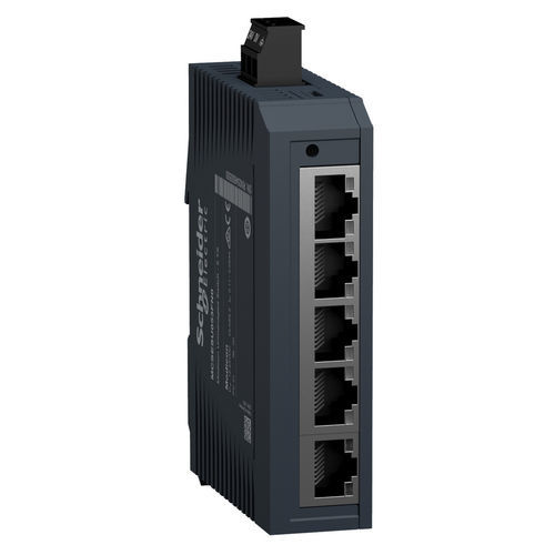 Switch Ethernet non gestibile - MCSESU053FN0 - Schneider Electric - 8 porte / su guida DIN / standard