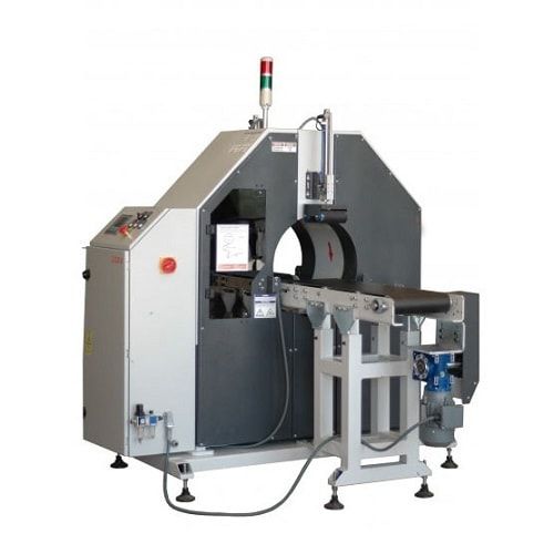 Avvolgitrice fasciapallet orbitale - E200 - Shanghai Fhope machinery co.,ltd - automatica / per pacchetti / con trasportatore