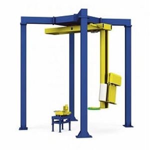 Avvolgitrice fasciapallet a braccio rotante - R300 - Shanghai Fhope machinery co.,ltd - semiautomatica / per pallet / per pellicola estensibile