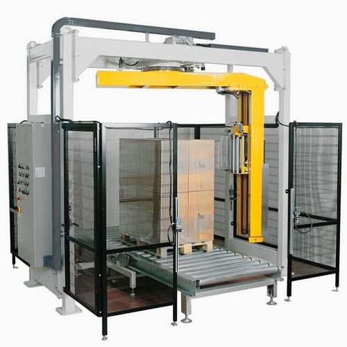 Avvolgitrice fasciapallet a braccio rotante - RAS100 - Shanghai Fhope machinery co.,ltd - automatica / per pallet / per pellicola estensibile