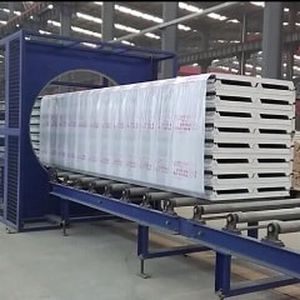 Avvolgitrice fasciapallet orizzontale - Shanghai Fhope machinery co.,ltd - automatica / per pellicola estensibile / con trasportatore