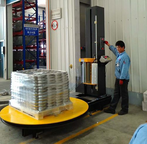 Avvolgitrice fasciapallet a tavola rotante - A500 - Shanghai Fhope machinery co.,ltd - semiautomatica / per pallet