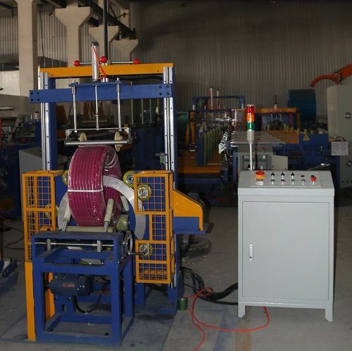 Avvolgitrice fasciapallet per tubi flessibili - FPS-300H - Shanghai Fhope machinery co.,ltd - ad anello rotante / automatica / per pellicola estensibile