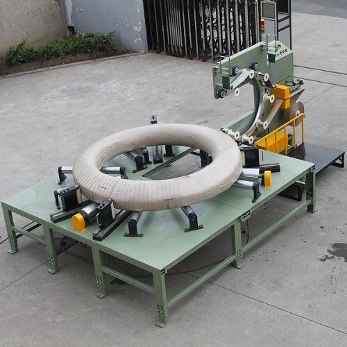Avvolgitrice fasciapallet ad anello rotante - FPW2500 - Shanghai Fhope machinery co.,ltd - automatica / manuale / per bobina di filo