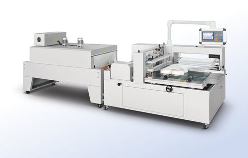 Fardellatrice interamente automatica - MO-600 - Shanghai Fhope machinery co.,ltd - con tunnel di retrazione / con saldatura laterale / orizzontale