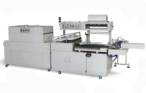 Fardellatrice interamente automatica - FP-400LC+SH-450C - Shanghai Fhope machinery co.,ltd - per cartoni / con barra saldante / orizzontale