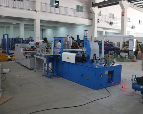 Fardellatrice automatica - Shanghai Fhope machinery co.,ltd - per bobina di cavi / con tunnel di retrazione