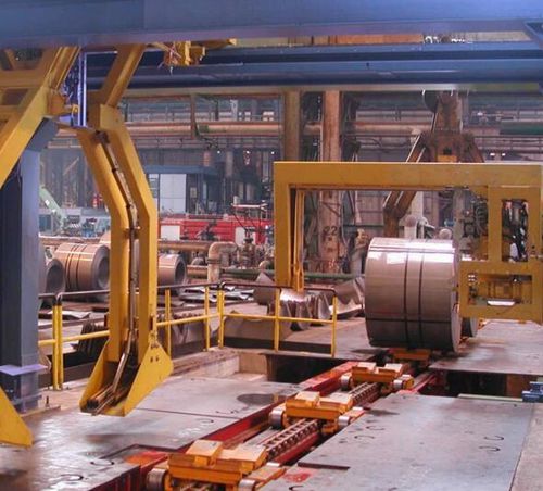 Linea di imballaggio per bobine di acciaio - Shanghai Fhope machinery co.,ltd - automatica