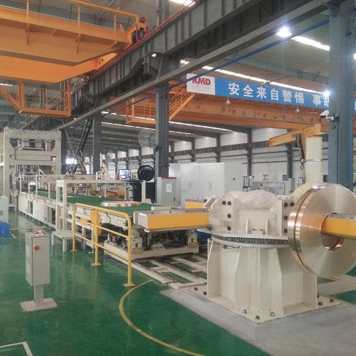 Linea di imballaggio per bobine di acciaio - Shanghai Fhope machinery co.,ltd - per bobine di rame / automatica