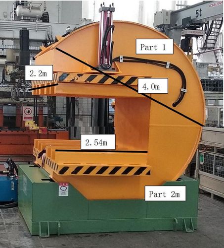 Rivoltatrice ribaltatrice di carica - Shanghai Fhope machinery co.,ltd - idraulica / 180°