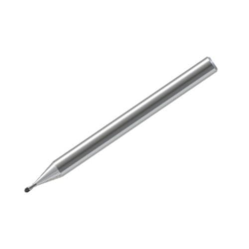 Fresa di testa semisferica - NDCBE-2 - Nagoya Precision Tools - carburo solido / PCD / per materiale non ferroso