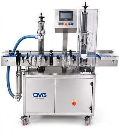 Riempitrice chiuditrice automatica - START LINE - CM3 ENGINEERING SRL - per liquidi viscosi / industriale