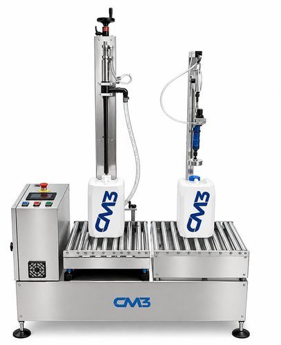 Riempitrice semiautomatica - TANK-FILL - CM3 ENGINEERING SRL - per liquidi / per l'industria agroalimentare / per l'industria chimica