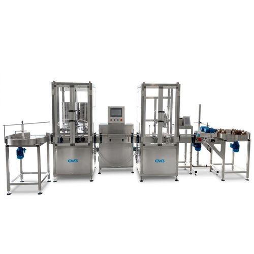 Linea di riempimento e confezionamento con sistema di imballaggio - CM3 ENGINEERING SRL - automatica