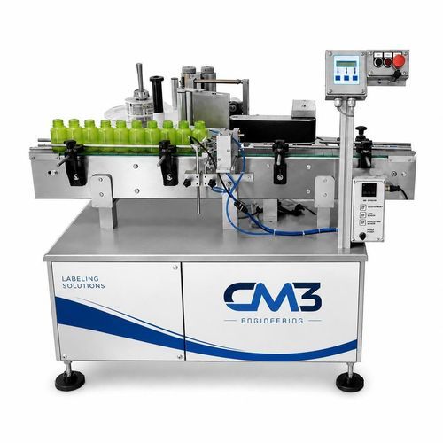 Etichettatrice automatica - CM3 ENGINEERING SRL - per bottiglie / per vasetti / wraparound