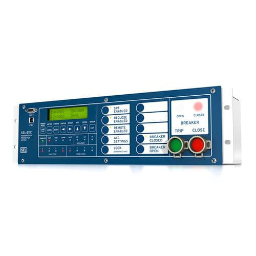 Relè di protezione di tensione - SEL-311C - Schweitzer Engineering Laboratories - per controlli di chiusura automatica / per linea elettrica aerea