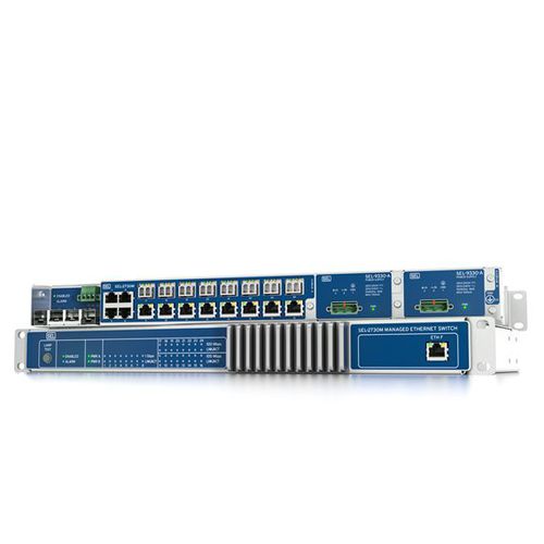Switch Ethernet gestibile - SEL-2730M - Schweitzer Engineering Laboratories - 24 porte / in fibra ottica / Ethernet gigabit