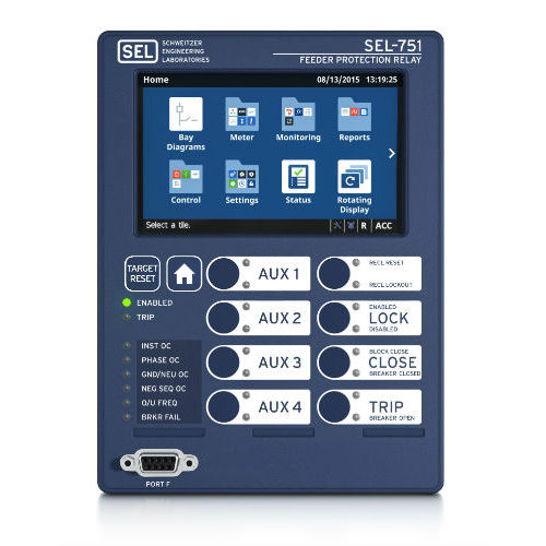 Relè di protezione di sovraintensità - SEL-751 Color Touchscreen - Schweitzer Engineering Laboratories - per alimentatore