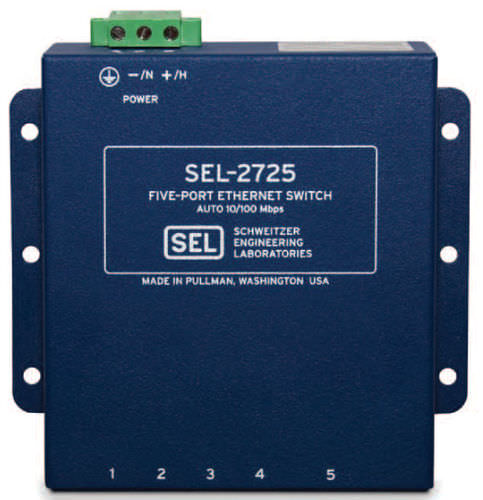 Switch Ethernet non gestibile - SEL-2725 - Schweitzer Engineering Laboratories - 8 porte