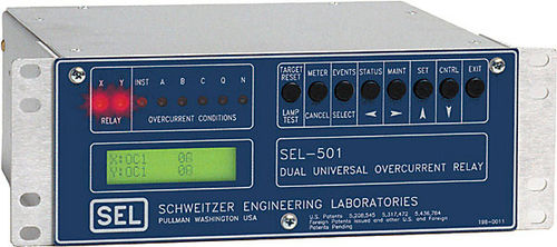 Relè di protezione di sovraintensità - SEL-501 - Schweitzer Engineering Laboratories - trifase / per motore elettrico / programmabile