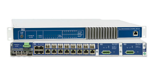 Switch Ethernet gestibile - SEL-2730M - Schweitzer Engineering Laboratories - per ambienti difficili