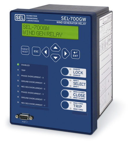Relè di protezione di sincronizzazione - SEL-700GW - Schweitzer Engineering Laboratories - AC/DC / per generatore / per montaggio su pannello