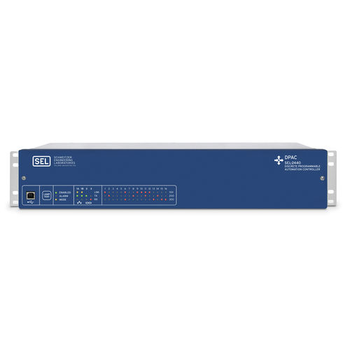 PAC su guida DIN - SEL-2440 - Schweitzer Engineering Laboratories - con I/O integrati / su rete Ethernet / Modbus