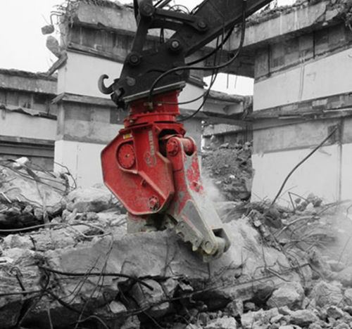 Mulino per calcestruzzo - RDP series  - Rotar - idraulico / verticale / orizzontale