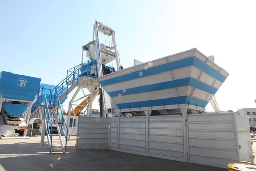 Centrale di betonaggio mobile - Pi 60cp - Pi Makina Construction Machines - compatto / a 2 assi