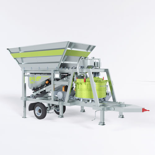 Centrale di betonaggio mobile - Pi 30 FT - Pi Makina Construction Machines - compatto / speciale