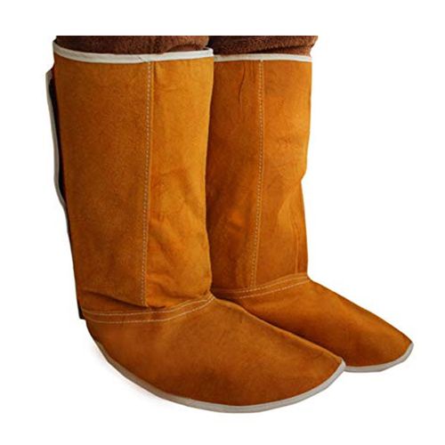 Ghette Protezione Saldatura In Pelle - Anti Calore E Scintille Per Uomini E Donne - Foto 9