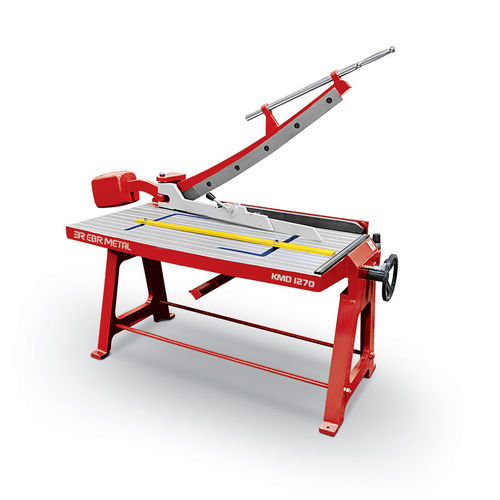Macchina da taglio con ghigliottina - KM series - EBR METAL MACHINE&FOREIGN TRADE CO LTD - per acciaio inossidabile / per lastre metalliche spesse