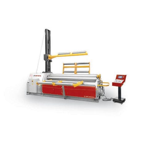 Calandra a 4 rulli - 4V HMR series - EBR METAL MACHINE&FOREIGN TRADE CO LTD - idraulica / con pannello di controllo mobile
