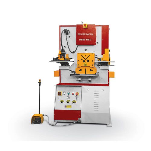 Punzonatrice-cesoia CNC - HSW series - EBR METAL MACHINE&FOREIGN TRADE CO LTD - idraulica / per barre / per lamiere