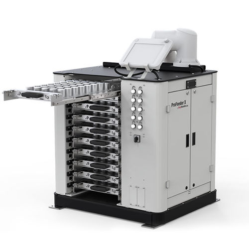 Cella robotizzata per alimentazione macchine - ProFeeder X - EasyRobotics - con locale di stoccaggio pezzi / compatta / con cobot