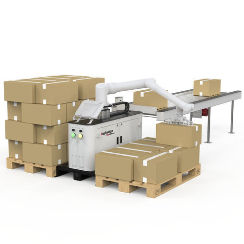 Pallettizzatore robotizzato - EasyPalletizer - EasyRobotics - per casse / automatico / articolato