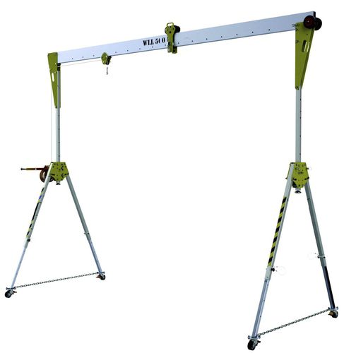 Gru a cavalletto mobile - Alu PLUS  - VINCA EQUIPOS INDUSTRIALES - in alluminio / ad altezza regolabile / leggera